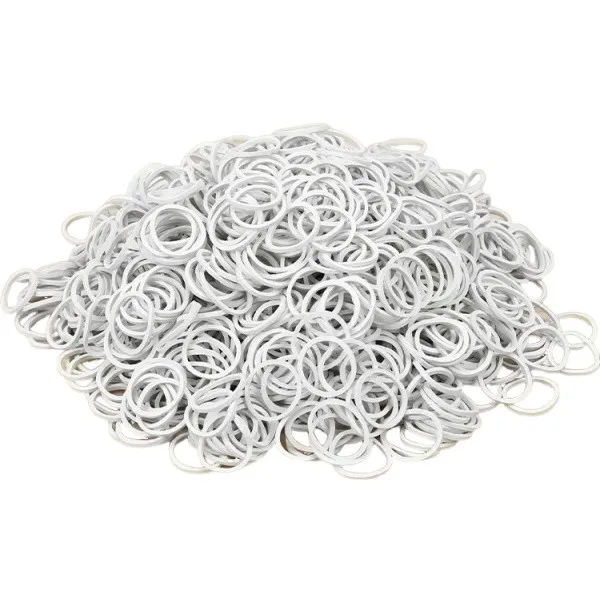 extra small white rubber bands